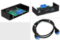 Lian Li Multi-Media 3.5" Card Reader USB 3.0 CR-26U3 Black - Coolerguys