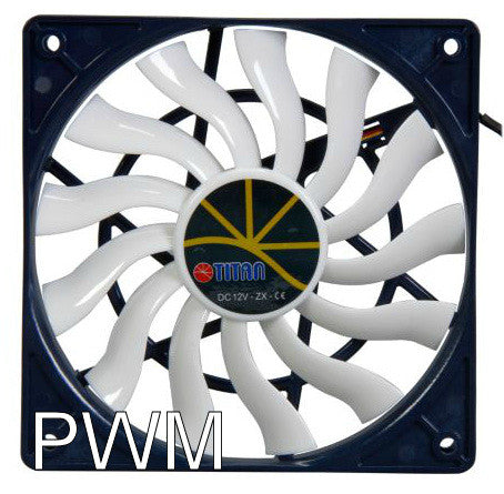 Titan Extreme12 V Z-Axis Bearing Fan,4 Pin Micro-Chip PWM