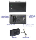 Coolerguys 2U Server Rackmount with 80mm fans  /  Coolerguys Pre-Set Thermal Controller - Coolerguys