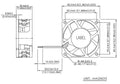 Delta 60x60x25mm Ultra High Speed Fan AFB0612HH-R00 - Coolerguys