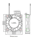 Everflow 40x40x10mm Ultra High Speed Dual Ball Bearing 3 Pin Fan-R124010BU - Coolerguys