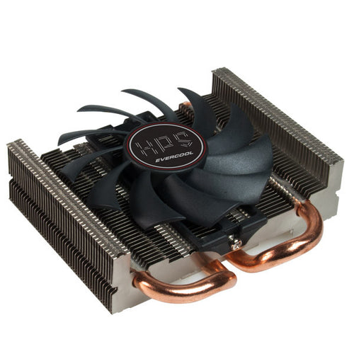 Evercool Low Profile Heat Pipe CPU Cooler for Intel or AMD #EC-HPS-810CP - Coolerguys