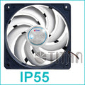 Titan IP55 120X120X25mm Rated Water and Dust Resistant Fan TFD-12025H12B - Coolerguys