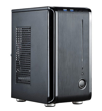 Spire Powercube 502 mini case Black #SPM502B-300W-PFC-2U3 with power supply - Coolerguys