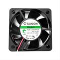Sunon 50x50x15mm 12 Volt Fan 2 Wire with 2 Pin Connector-KDE1205PHV2.MS.A.GN