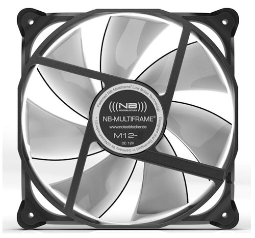 Black Noise Blocker 120x120x25mm NB-Multiframe M12-2 - Coolerguys