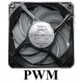 GentleTyphoon 120mm Silent Case Fan Series D1225C12B6ZPA 2150 RPM PWM Fan - Coolerguys