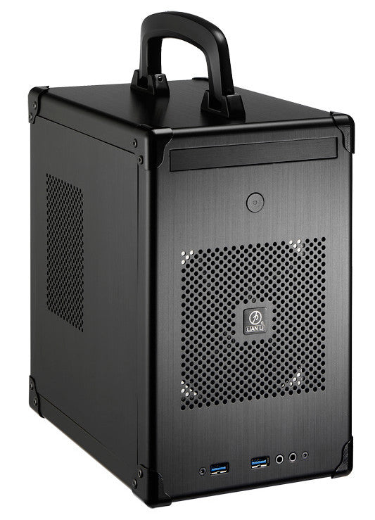 Lian Li PC-TU100B  Black Mini Briefcase Style Case - Coolerguys