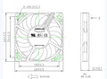 Everflow 60x60x10mm Medium Speed 12 Volt 3 Wire 3 Pin R126010BM - Coolerguys