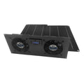 Coolerguys Dual Solar Powered 120x38mm Fan Cooling Kit with Thermostat
