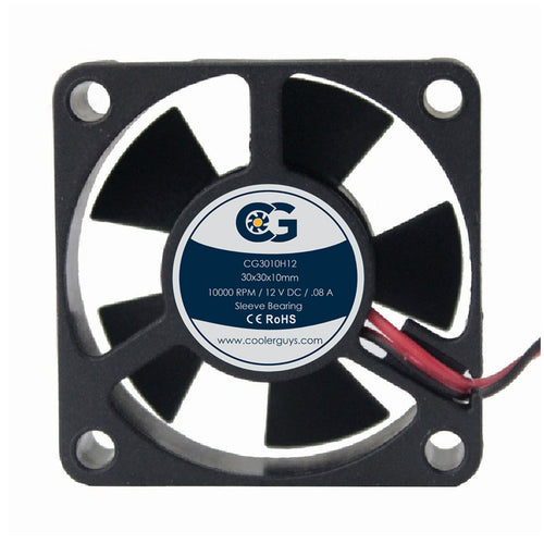 Coolerguys 30mm (30x30x10) 12V Cooling Fan - Coolerguys