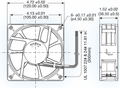 Mechatronics 120mm EC Fan (120x120x38) LPH12A99-BTHR - Coolerguys