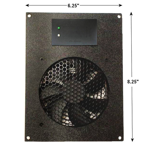 CG Cabcool 1201 Deluxe Single 120mm Fan USB Pre-set Thermostat Cooling Unit - Coolerguys