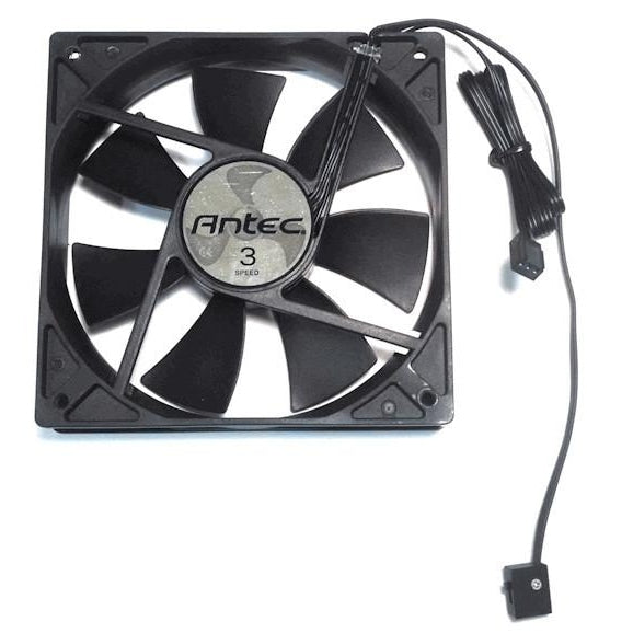 Antec TriCool 120mm Case Fan With Green LED - 3-Speed Computer Cooling Fan