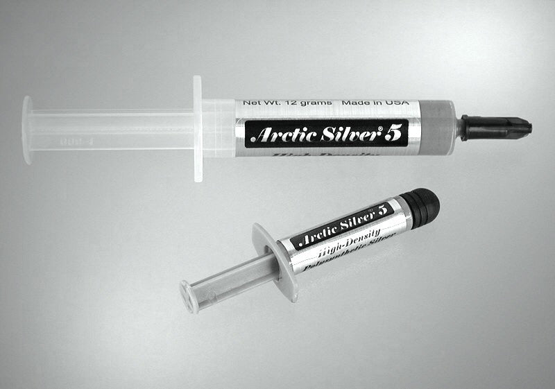 Pâte Thermique Arctic Silver 5 (3,5 G) Avec Kit De Nettoyage ArctiClean 60 Ml - Pour Refroidissement Processeur - 10