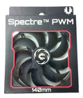 BitFenix Spectre PWM All Black 140mm Fan BFF-SCF-P14025KK-RP - Coolerguys