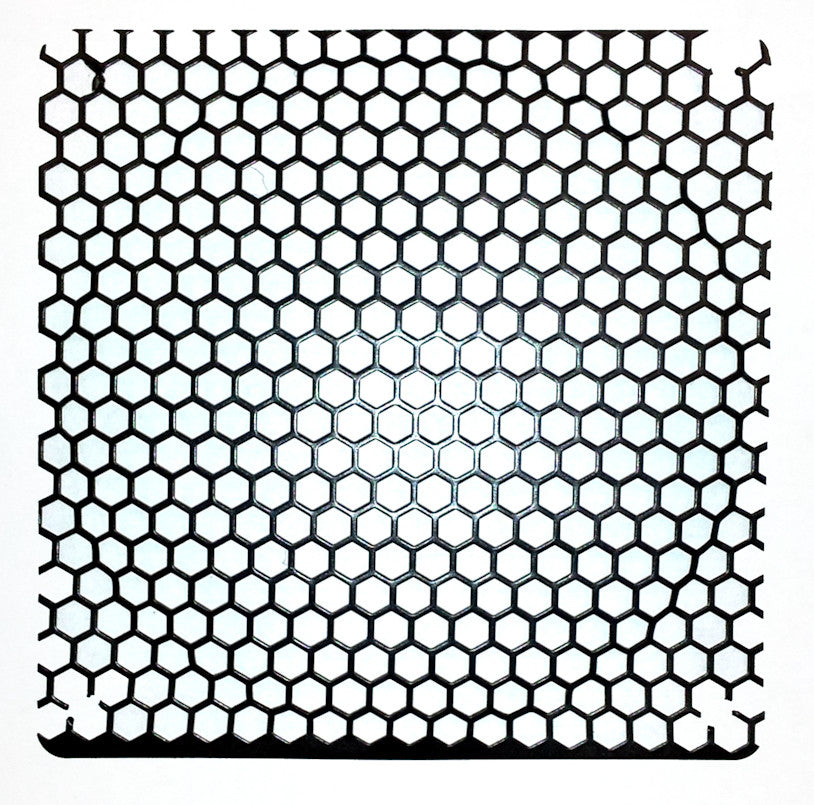 Black 120mm Mesh Grill with Honeycomb 6mm holes – Coolerguys