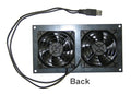 Cabcool 802U Dual 80mm USB Powered Cabinet Cooling Kit - Coolerguys