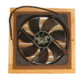 CabCool1201 Single 120mm Fan Cooler Kit with Custom Wood Grill/Thermal Controller - Coolerguys