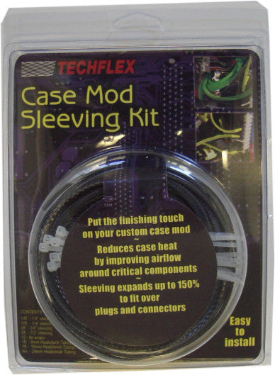 Carbon Techflex Cable Sleeving Kit - Coolerguys