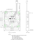 Everflow 60x60x10mm 12 volt DC Fan with PWM Function R126010BUAF - Coolerguys