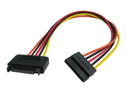 CG SATA 15pin Power Extension Cable GC12AMF / GC24MF - 12" or 24" - Coolerguys