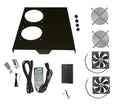 CG Comcool Cooling Stand Kit with Thermal Controlled 120mm Fans - Coolerguys