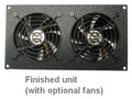 CG Bare Fan Bracket Kit for 92mm (2 hole) Multimedia Cabinet Cooling / Home Theaters - Coolerguys