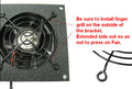 CG Bare Fan Bracket Kit for 92mm (2 hole) Multimedia Cabinet Cooling / Home Theaters - Coolerguys