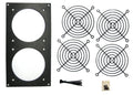 CG Bare Fan Bracket Kit for 92mm (2 hole) Multimedia Cabinet Cooling / Home Theaters - Coolerguys