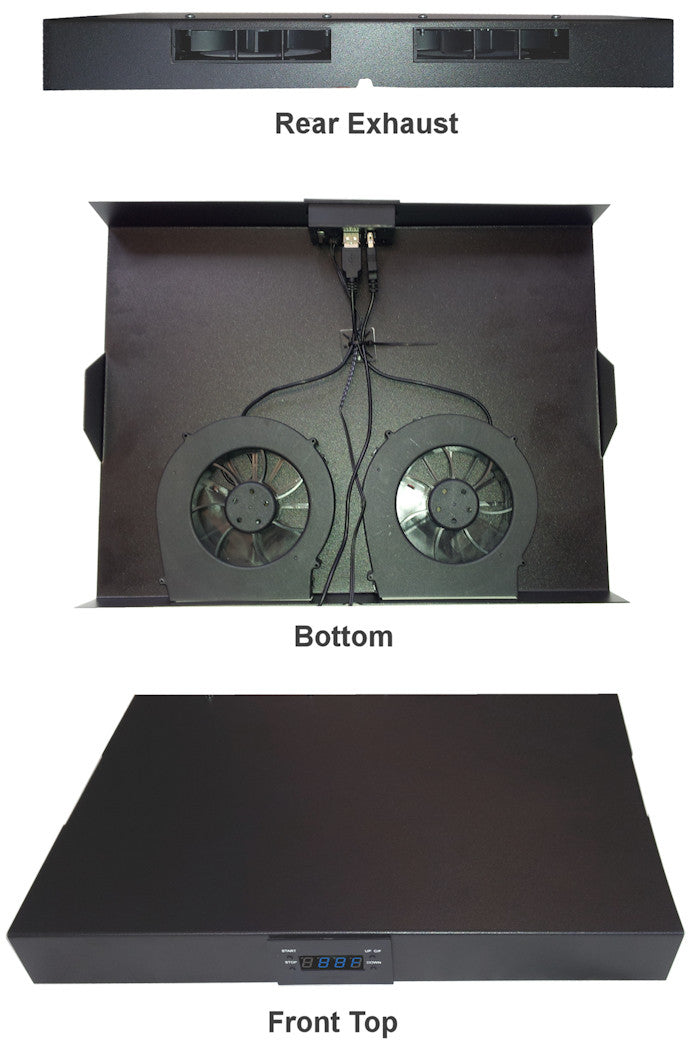 Comcool Stand Thermostat Controlled 120mm Blower Fan Coolerguys