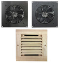 Coolerguys Single 120mm Fan Cooling Kit with Thermal Controller - Coolerguys