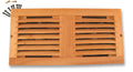 Coolerguys Dual 120mm oak vent cabinet fan grill only. - Coolerguys