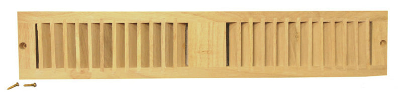 Coolerguys oak cabinet intake grill with filter - Coolerguys