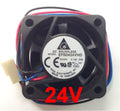 Delta 40x20mm 24V 3pin Case Fan #EFB0424VHD-F00 - Coolerguys
