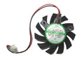 Evercool Video Card 60x60x10mm 12 Volt Frameless Fan VC-EC6010M12S-B - Coolerguys