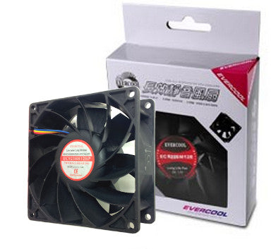 Evercool 92x92x38mm High Speed PWM Fan EC9238H12BP – Coolerguys