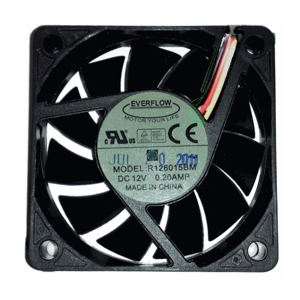 Everflow 60x60x15mm Medium Speed Dual Ball Bearing 12 Volt Fan-R126015BM - Coolerguys