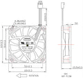 Everflow 60x60x15mm Dual Ball Bearing Ultra High Speed PWM Fan-R126015BUAF - Coolerguys