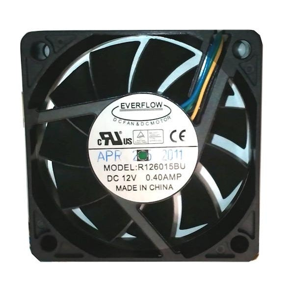 Everflow 60x60x15mm Dual Ball Bearing Ultra High Speed PWM Fan-R126015BUAF - Coolerguys