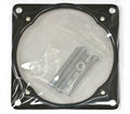 ModRight Fine Mesh 80mm Square Design Aluminum Fan Filter Black - Coolerguys