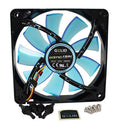 Gelid Wing 12 120x120x25mm PL Silent PWM Fan with LED FN-FW12BPL-18 - Coolerguys