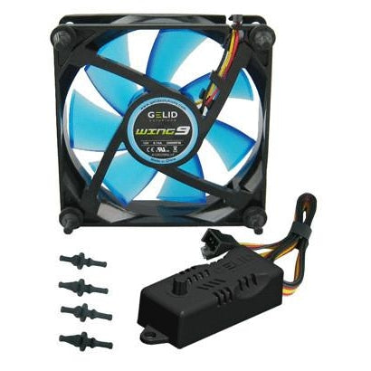 Gelid Wing 9 92x92x25mm Gamer Fan Blue FN-FW09-20-B - Coolerguys