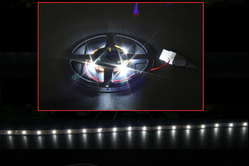 HT 30/60 LED Flexible Light Strip 39 /78 inch 12 volt White-6500k - Coolerguys