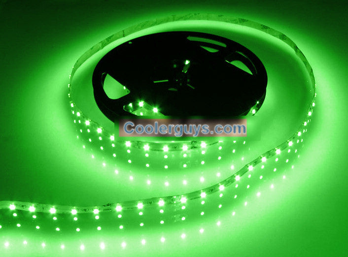 HT 60 LED Double Density 39 inch (1M) Long Flexible Light Strip 12 volt Green - Coolerguys