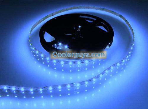 HT 60 LED Double Density 78 inch(2M) or 197 inch(5M) Long Flexible Light Strip 12 volt Blue - Coolerguys