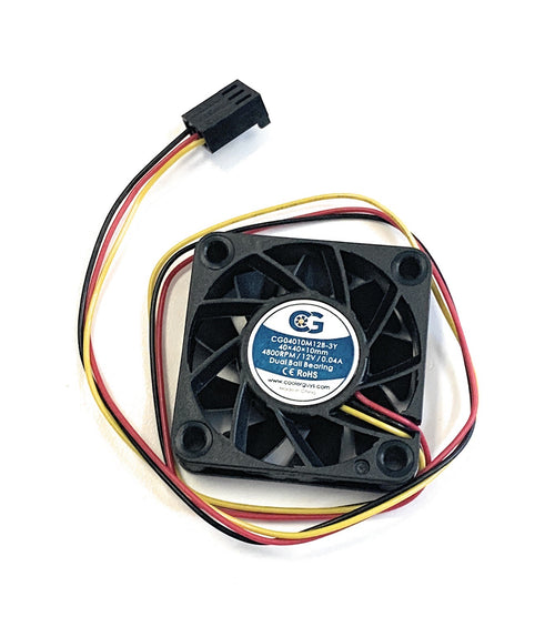 Coolerguys 40x40x10mm 12 VDC 3Pin Medium Speed 4800 RPM, Ball Bearing fan with 3pin connector CG04010M12B-3Y