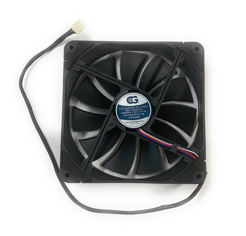 Coolerguys 140mm (140x140x25) 24vDC 4Pin IP67 Variable Speed PWM Fan 2000 RPM