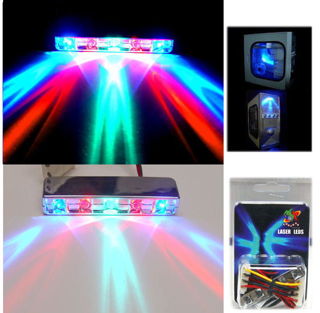 Lazer RGB Multi Color 5 LED LAZER LIGHT - Coolerguys