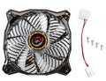 LEPA 120x120x25mm Casino 4 Color LED Fan with PWM Control  LPVC1C12P - Coolerguys